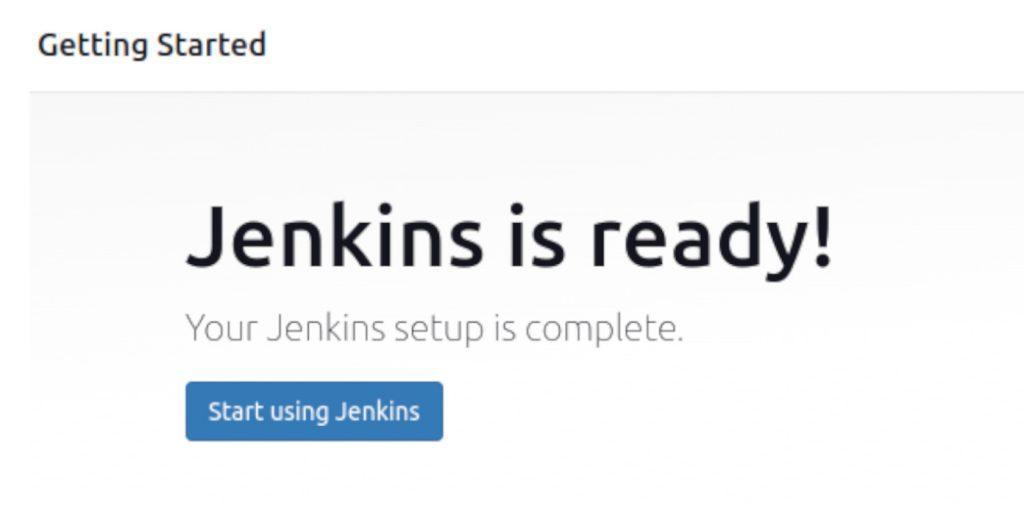 start using jenkins