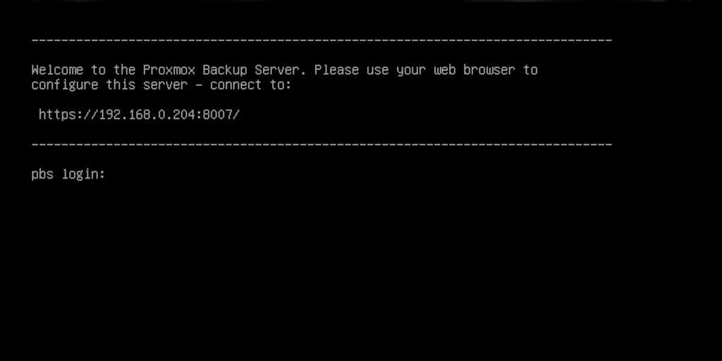 instalación de proxmox backup server 9