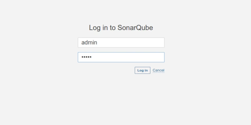 inicio sonarqube