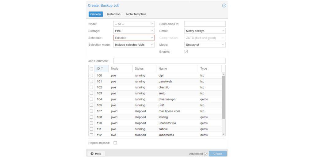 integracion de proxmox backup server y proxmox virtual environment 9