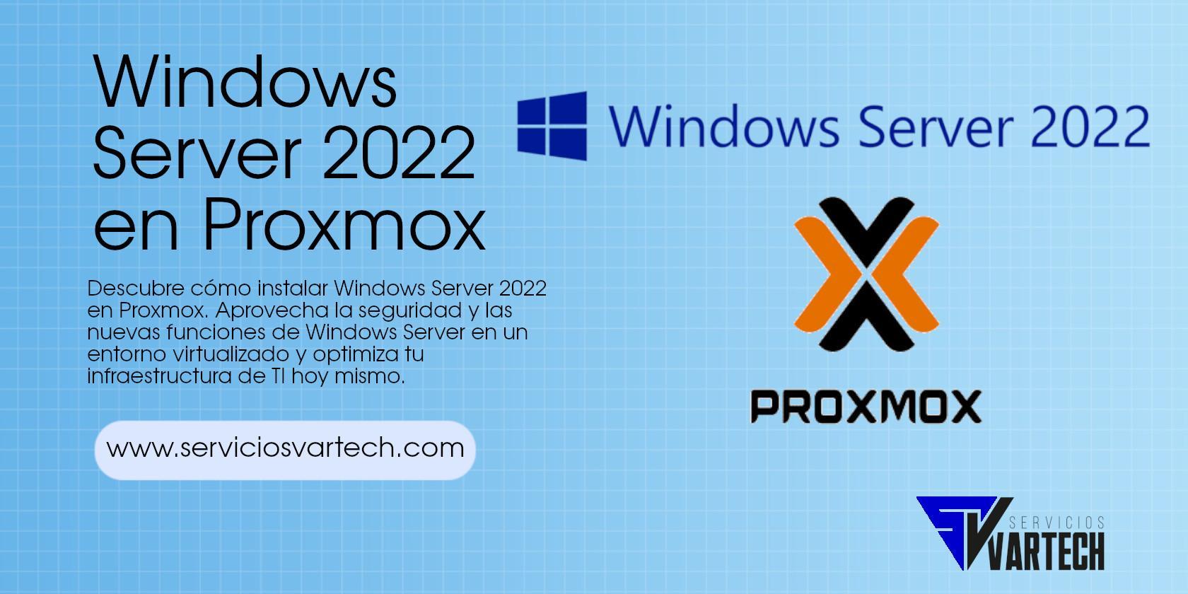 Windows Server 2022 en Proxmox